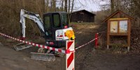Sanierung der Einfahrt zum Lehrbienenstand